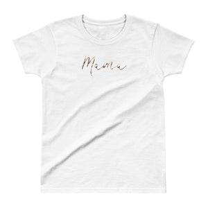 Open image in slideshow, white t-shirt for moms with mama in leopard print
