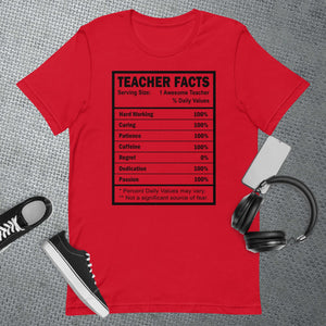 Open image in slideshow, Teacher Facts
