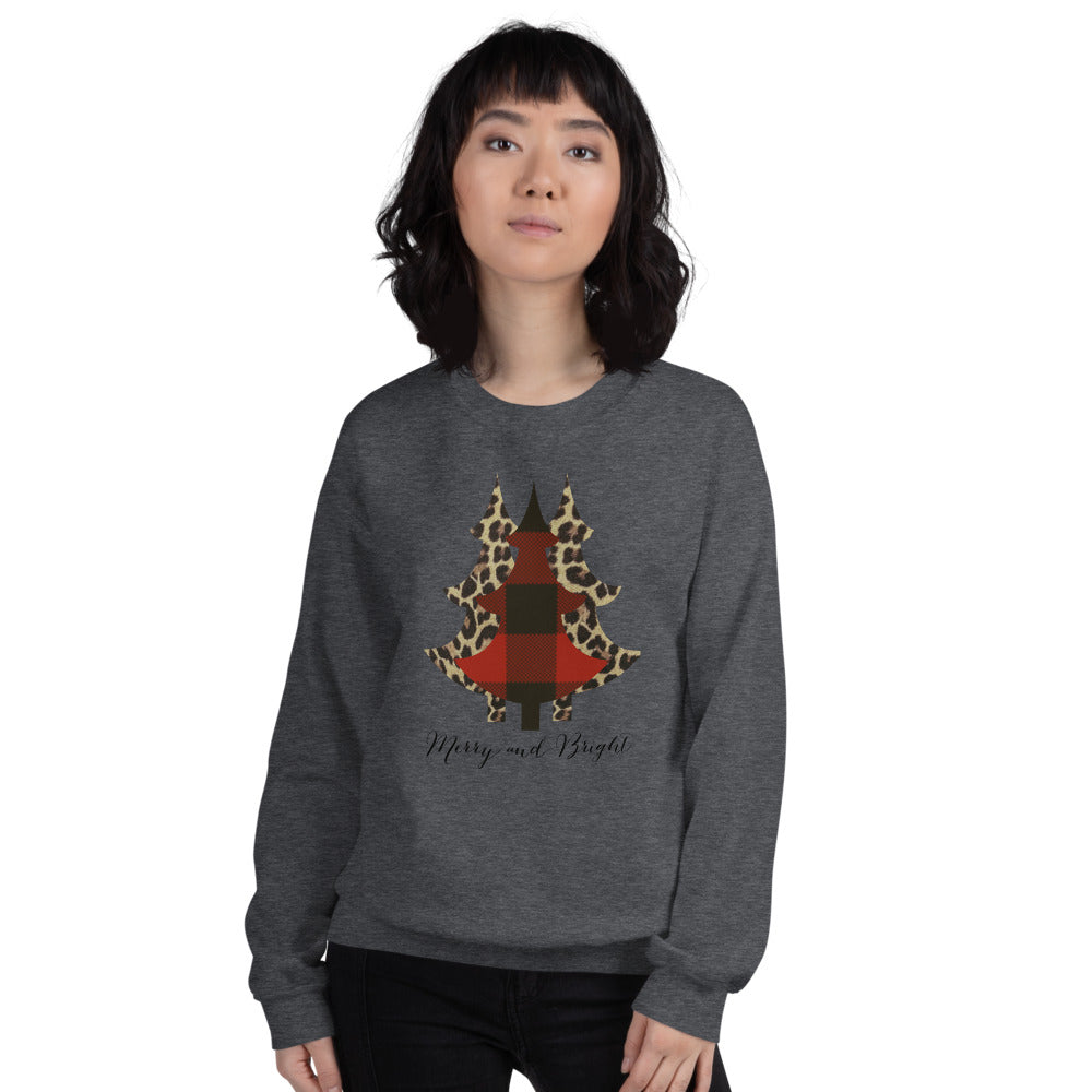 Merry and Bright Tree Sweatshirt